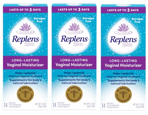 REPLENS Long Lasting Vaginal Moisturizer 14 Applications 35g (3 Pack)