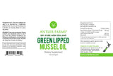 Antler Farms - 100% Pure New Zealand Green Lipped Mussel Oil, Equiv. to 12,500mg, 120 Softgels - Powerful 125:1 Extract, 2 Month Supply