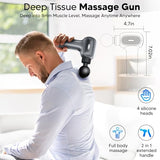 arboleaf Massage Gun Percussion Massage Gun Deep Tissue, Muscle Back Massager Handheld, Portable Mini Massage Gun with LED Screen, Relax Gift for Mom/Dad