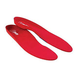 VASYLI Custom Full Length Insoles, Red, Large, Heel Grid Reduces Slippage, Firm Density, Biomechanical Control, Fast & Effective Pain Relief, Treats Pronation, Built-In Rearfoot Varus Angle