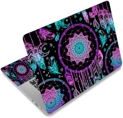 Laptop Skin Sticker Decal,12" 13" 13.3" 14" 15" 15.4" 15.6" Laptop Skin Sticker Protector Cover for Toshiba Hp Samsung Dell Apple Acer Leonovo Sony Asus Laptop Notebook (Dream Catcher)