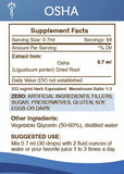 Secrets of the Tribe OSHA Tincture Alcohol-Free Extract, High-Potency Herbal Drops, Tincture Made from Responsibly farmed OSHA Ligusticum porteri Respiratory System Health 2 oz