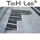 TaiH Leo 2FT Wheelchair Ramp, 24" L x 29" W Wheelchair Ramps, 800 LBS Capacity Wheel Chair Ramp, Portable Wheelchair Ramp, for Home, Steps, Stairs, Doorways