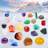 ZMLM Crystals Advent Calendar 2024: Christmas 24 Days Countdown Surprise with Chakra Healing Stone Rock Gifts for Adult Women & Crystal Decor|Relieve Stress|Positive Energy|Mineral Learning Collection