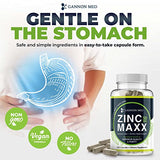 GANNON MED Zinc Maxx - 100 Tablets, Zinc Chelate Immune Booster for Reproductive Health and Skin Care