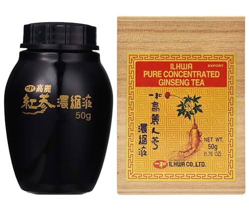 ILHWA Pure Concentrated Ginseng Extract (1.76oz, 50g) - 100% Pure Korean Ginseng Tea - For Immunity. Ginsenoside 750 mg.