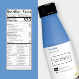 Soylent Vanilla Meal Replacement Shake, Ready-to-Drink Plant Based Protein Drink, Contains 16g Complete Vegan Protein and 1g Sugar, 11oz, 24 Pack