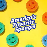 Scrub Daddy Scrub Mommy Sponges 6ct + Daddy Caddy - Scratch-Free Multipurpose Dish Sponges + Sponge Holder - BPA Free & Made with Polymer Foam - Stain & Odor Resistant Kitchen Sponge