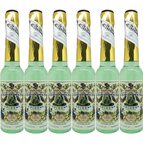 Lanman & Kemp Authentic Real Florida Water Cologne Florida Water Cologne 7.5 Oz - Six (6) Plastic Bottles