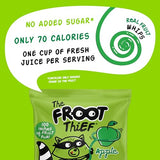 The FROOT Thief Real Fruit Snack Whips Apple Flavor Nut Free, 100% Natural, Gluten-Free, Non-GMO, No Artificial Colors or Flavors, Pack of 24