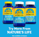 Nature's Life Daily Multivitamin for Men and Women - Complete Multivitamin with Iron - Daily Value of Most Essential Vitamins and Minerals - Healthy Energy and Immune Support - 90 Serv, 180 Softgels