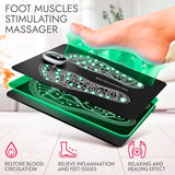 FILLBOSS Foot Massager Mat – Foot Stimulator Pad for Home&Office Feet Pad Massager with USB Rechargeable - Transcutaneous Electronic Nerve Stimulator Model KTR 2401