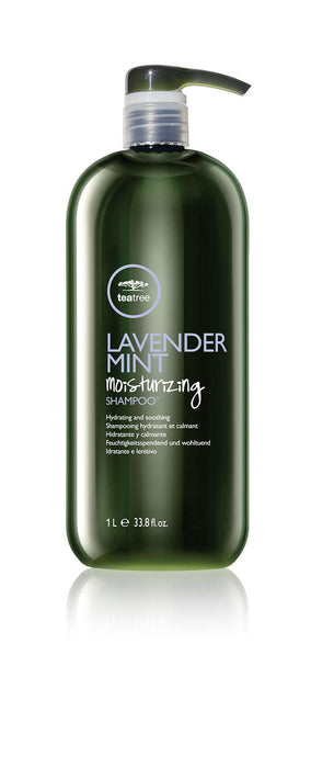 Tea Tree Lavender Mint Moisturizing Shampoo, Hydrates + Soothes, For Coarse + Dry Hair, 33.8 fl. oz.