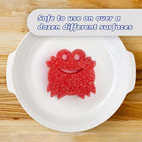 Scrub Daddy Sponge - Summer Shapes - Non- Scratch Scrubbers for Dishes and Home - 3ct