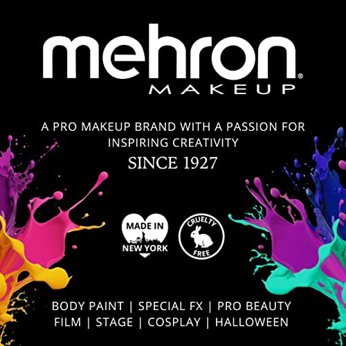 Mehron Makeup CreamBlend Stick | Face Paint, Body Paint, & Foundation Cream Makeup | Body Paint Stick .75 oz (21 g) (White)