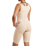 MARENA SFBHS Recovery Short-Length Post Surgical Compression Girdle, High-Back - L, Beige