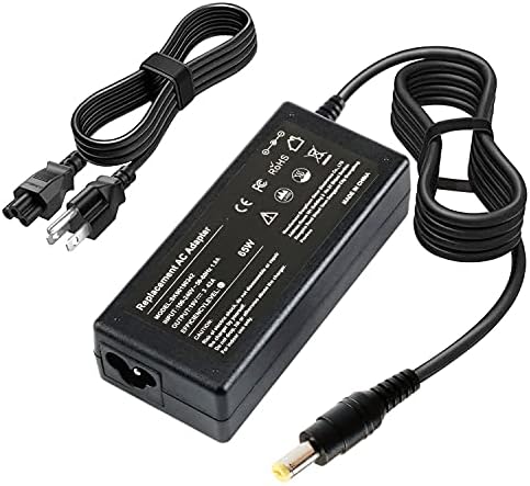 65W Laptop Adapter Charger for Acer Aspire N15Q1 N16Q2 E15 ES1 E1 E5 V3 V5 V7 S3 M3 M5 E5-575 E5-521 R3-471 R7-571 5742 5250 5253 5336 5349 5532 5534 5552 S202HL S230HL S231HL AC Power Supply Cord
