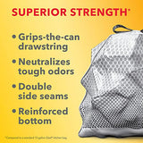 Glad ForceFlex MaxStrength with Clorox Trash Bags, 13 Gal, Lemon Fresh Bleach, 90 Ct, Pack May Vary