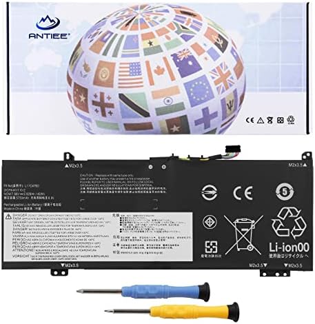 ANTIEE L17C4PB0 Laptop Battery Replacement for Lenovo Flex 6-14IKB 14ARR IdeaPad 530S-14ARR 530S-15IKB 530S-14IKB Series L17M4PB0 L17M4PB2 L17C4PB2 5B10Q16066 5B10Q22883 5B10Q16067 7.68V 45Wh 5928mAh