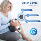 Comfytemp Wireless TENS Unit Machine for Pain Relief, Two Sets of TENS Unit Muscle Stimulator, Up to 30 Modes TENS Device for Back Pain, Rechargeable Portable with APP Control（4pads）