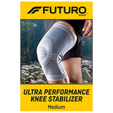 FUTURO Ultra Performance Knee Stabilizer, Ideal for Sprains, Strains, and General Support, Medium