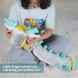 Nadou TLOZ Light Dragon Plush Pillow，42.7“Light Dragon Anime Stuffed Doll Can be Used as a Birthday, Christmas for Kids-Collectible Squishy Plushies