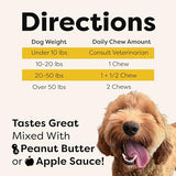 Doc Itchy Hair Skin & Nails Dog Pet Chews | Medical-Strength Vitamin A Retinol & B3 Niacinamide | Omega 3 EPA | Super Nutrients to Boost Skin Health & Prevent Irritation | Food Allergy Safe | 90 Count