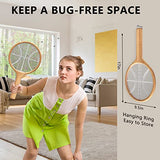 Electric Fly Swatter Bug Zapper Racket Mosquito Killer Battery Powered Electronic Fly Zapper with Hanging Ring for Home Indoor Outdoor