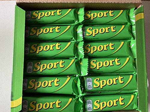 Full Box Hungarian Sport Szelet with Rum Cocoa Flavors Covered Dark Chocolate Bars 84x31g / 84x1.09oz