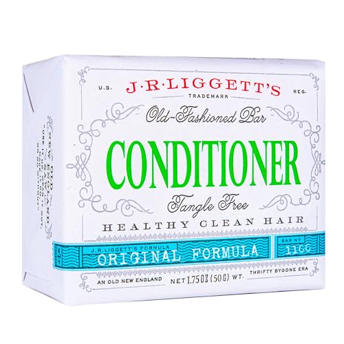 J·R·LIGGETT'S Hair Conditioner Bar - Natural Dry Bar For Natural Curly Hair - Plant Based Ingredients-Zero Waste, Sulfate & Cruelty-Free - Conditioner - 1.75 Ounces
