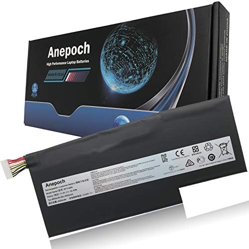 BTY-M6K Laptop Battery for MSI Stealth Pro GS63VR 7RG 7RG-005 7RG-036CN GF63 Thin 8RC 8RD 9SC 8RD-050NL 8RD-031TH 010ES GF75 Thin 3RD 8SC 8RX 9SC 9SC-088CN MS-17B4 MS-16K3 11.4V 52.4Wh 4600mAh