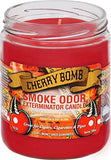 Smoke Odor Exterminator 13oz Jar Candle, Cherry Bomb