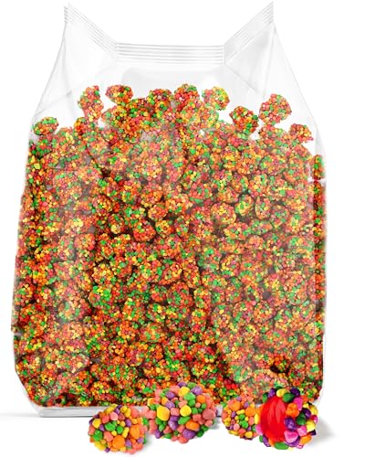 NerdsGummy Cluster Bulk Pack (2 Pounds) Big Bag Family Size Rainbow Gummy Candy Clusters For Candy Buffet, Snacking and Parties