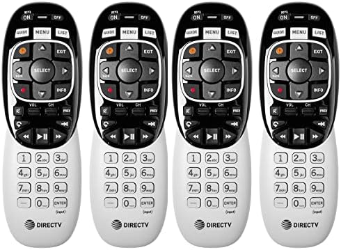 Lot of 4 DirecTV RC73 remote controls for Genie HR34 HR44 all HD DirecTV brand receivers
