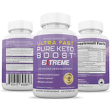 (2 Pack) Ultra Fast Pure Keto Boost Extreme Keto Pills 1675MG New & Improved Formula Contains Apple Cider Vinegar Extra Virgin Olive Oil Powder Green Tea Leaf 120 Capsules