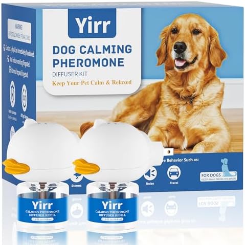 Therapet MD Dog Diffuser, Pheromone Diffuser for Dogs, Dog Pheromones Calming Diffuser, Relaxing Pheromone for Dogs Relief Stress Anxiety Fighting Scratching, 2 Pack(48ml)