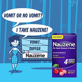 NAUZENE Upset Stomach & Nausea Chewable Tablets Flavor, Wild Cherry, 42 Count (Pack of 1)