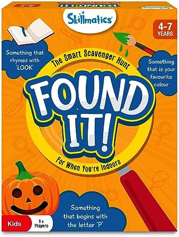 Skillmatics Card Game - Found It Indoor Scavenger Hunt for Ages 4, 5, 6, 7, Educational, Gifts for Kids, Boys, Girls and Families, Perfect for Home, School, Playdates & Party Games