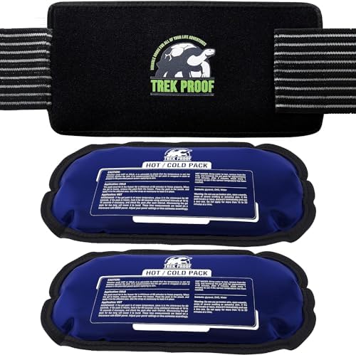 Ice Pack with wrap - Hot and Cold Therapy Reusable Gel Ice Pack Helps Alleviate Joint Pain | Flexible Ice Packs for Injuries Reusable Gel | Knee Ice Pack Wrap, Back Ice Pack, Wrist Ice Pack Wrap