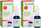 Xlear Nasal Spray, Natural Saline Nasal Spray with Xylitol, Nose Moisturizer for Kids and Adults, 1.5 fl oz (Pack of 2)