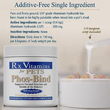 Rx Vitamins for Pets Phos-Bind for Dogs & Cats - Supports Normal Function & Health of Kidneys - 200 g Powder