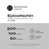 Neurogan Health Epicatechin Tablets, 250mg Each, 500mg/serving, 30,000mg Total, 120ct. High Bioavailability - Athletic Support* - Made in USA