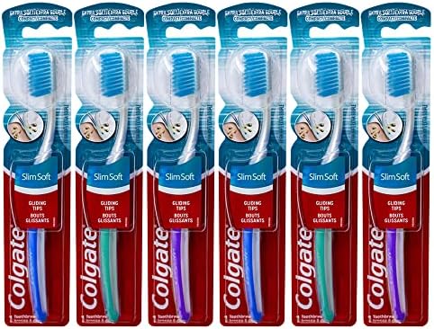 Colgate Slimsoft Toothbrush, Pack of 6