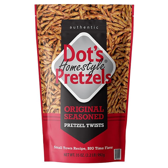 Generic Dot’s Homestyle Pretzels Original Seasoned – 35oz Seasoned Pretzels Twists – Family-Size Pretzel Snacks – Delicious Gourmet Pretzel Sticks – Ideal for Party, Picnic, Car Trips, Travel