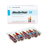 MEDIVITAN iV 8 double ampoules for vitamin B deficiency & exhaustion - for new vitality & new energy - fast, direct & long-lasting