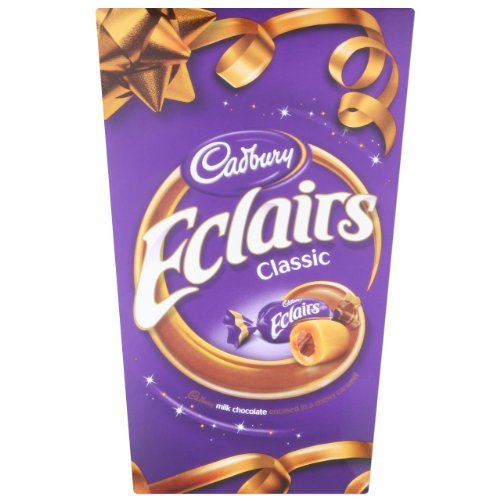 Original Cadbury Chocolate Eclairs Carton Imported From The UK England The Best Of British Chocolate Chewy Cadbury Caramel Encapsulates The Soft Chocolatey Centre Which Melts In Your Mouth