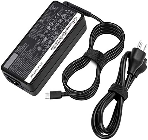 65W ThinkPad AC Charger Fit for Lenovo ThinkPad T480 T480s T580 T580s T490S E580 E590 L480 L490 Laptop Power Adapter Supply
