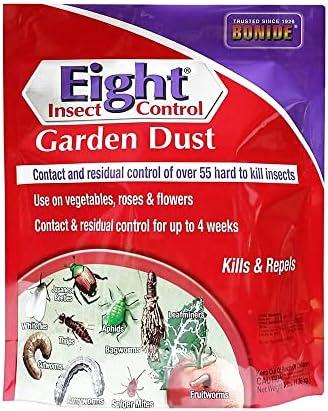 Bonide Eight Insect Control Garden Dust, 3 lb. Insect & Mite Killer for Outdoor Garden, Kills & Repels Insects