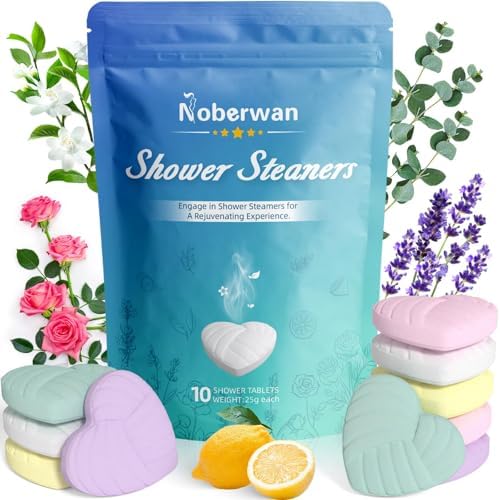 10 Tablets Shower Steamers Aromatherapy-Relaxation Christmas Gifts for Women,Luxury Shower Bombs Self Care for Wife, Cute Return Gifts for Thanksgiving Day,Gifts for Her Spa Experience