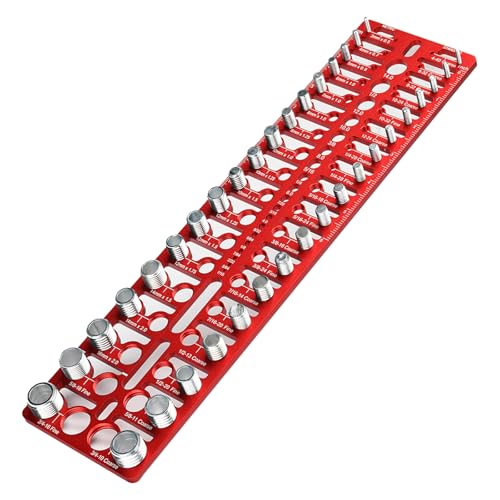 Nut and Bolt Thread Checker - 36 Thread Checker Standard and Metric Bolt and Nut Identifier Gauge 20 Standard & 16 Metric 19 Drill Gauges Thread Gauge Screw Size and Thread Gauge Inch & Metric